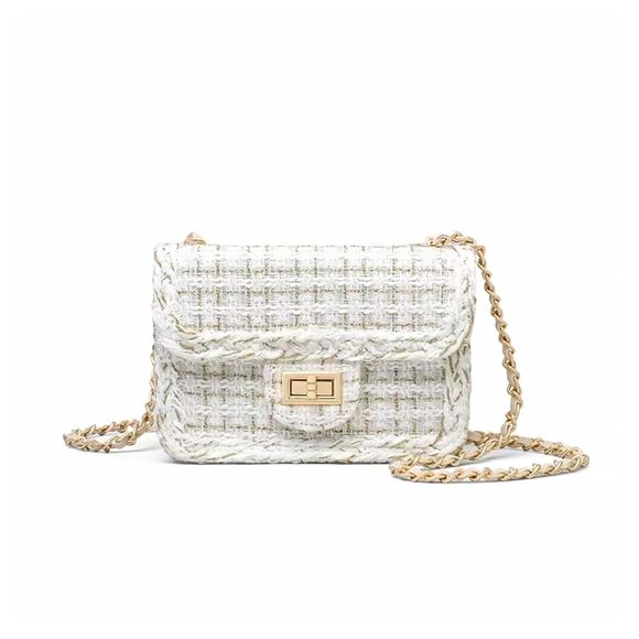 Desner Shoulder Bag Trendy Mini Clutch Evening Bags Quilted Chain ^-^ - Picture 1 of 6